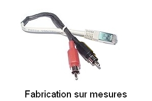 Adaptateur RJ45 - RCA - 129900