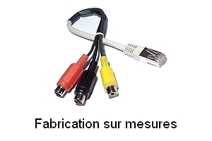 Adaptateur RJ45 - RCA - 130102