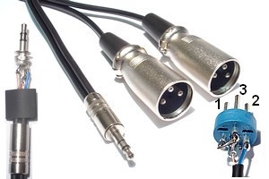 Câble Audio Jack-XLR - 231104
