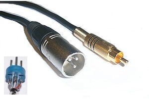 Câble Audio RCA-XLR - 232110