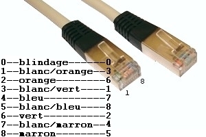 Câble Réseau FTP sur mesures - 300110